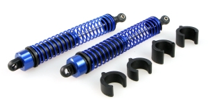 REAR ALU. CAP. SHOCKS+SPACERS (2)